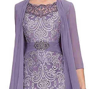 purple chiffon jacket